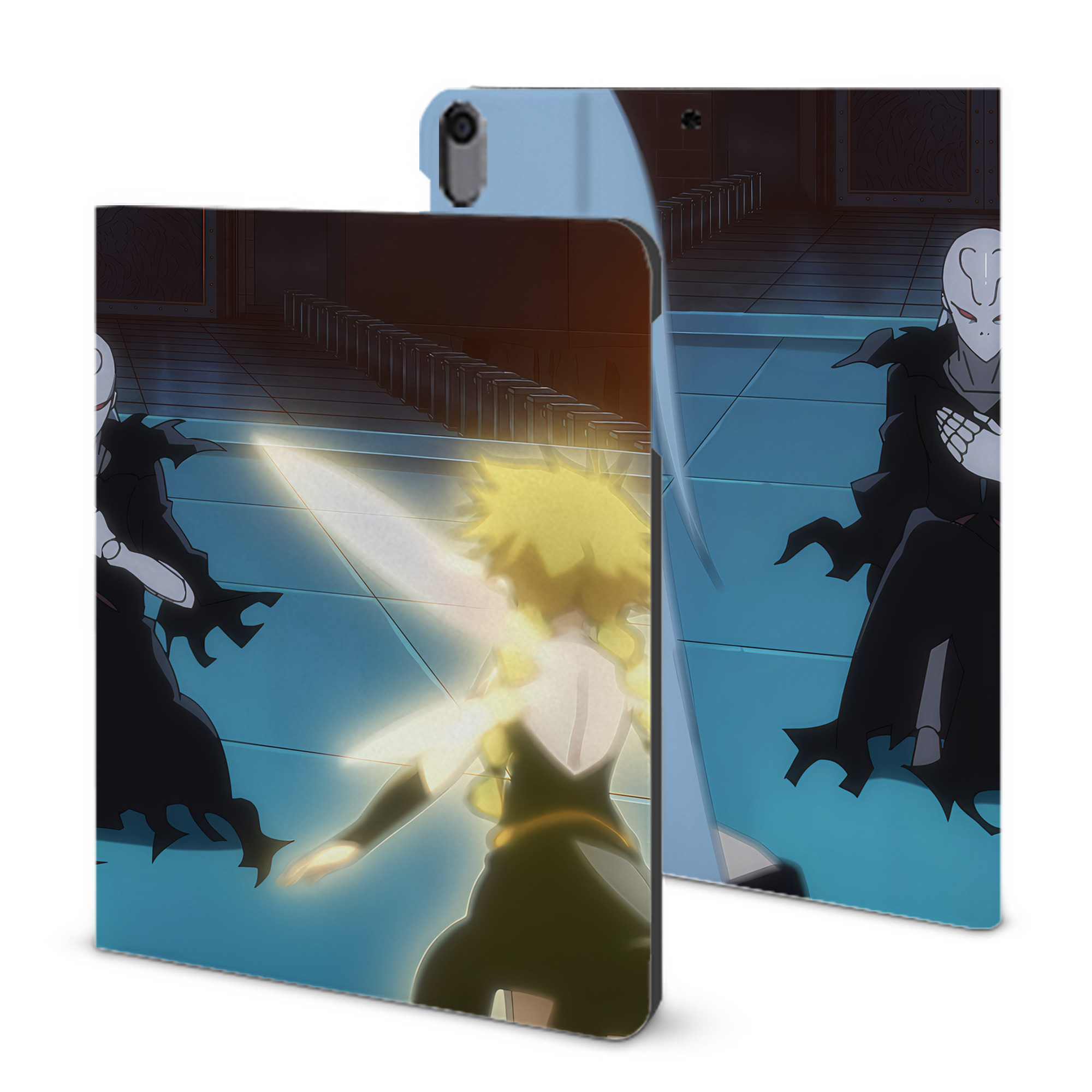 （画像用） 転スラ Regarding Reincarnated to Slime IPad ケース ブック型 PUレザー TPU 耐衝撃 軽量 薄型 ペン収納なし 全面保護 IPad 各モデル対応